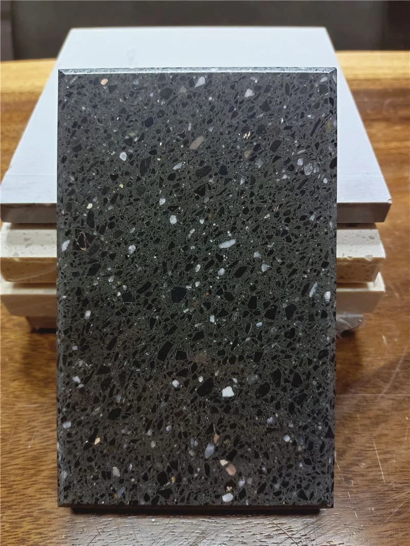 Black Terrazzo sample