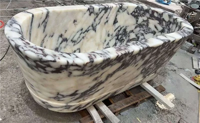 Calacatta Viola Irħam Bathtub