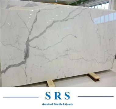 Ġebla tan-Natura illustrat Carrara/Statuario/Madum tal-irħam abjad tal-orjentali