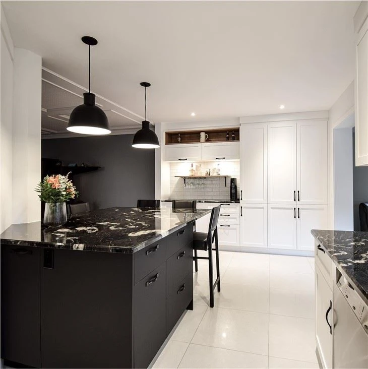 Titanium Black Granite Top