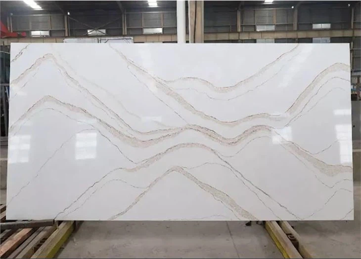 Calacatta Gold Quartz Slab 1105M