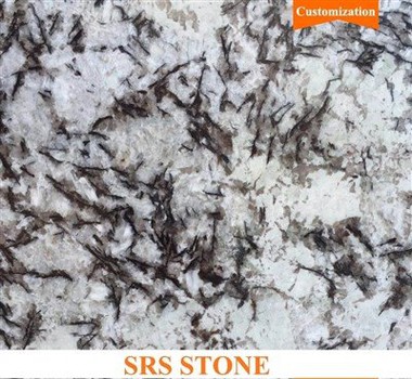 Countertop tal-granit tal-fjuri tas-silġ